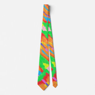 Rugs and Rags abstract pure art supreme            Tie