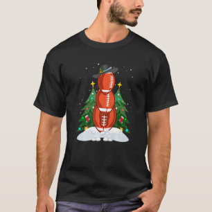 Rugy snowman football player football Premium_1 T-Shirt