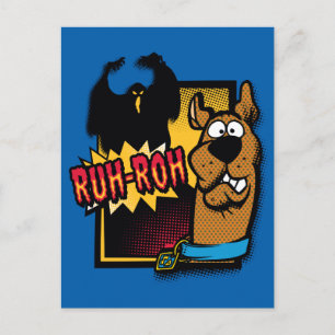 Ruh-Roh Scooby-Doo and a Ghost Postcard