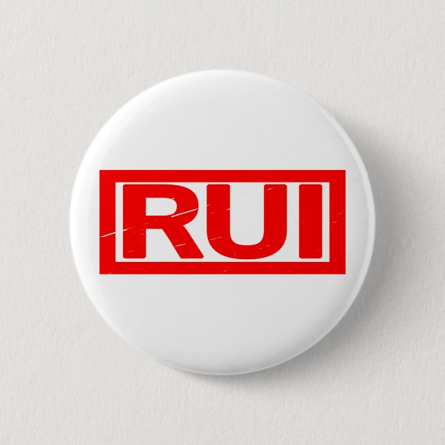 Rui Stamp 6 Cm Round Badge (Front)