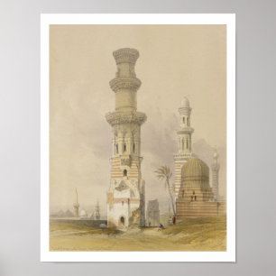 Ruined Mosques in the Desert, west of the Citadel, Poster