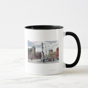 Ruins Along Mason Street, Union Square Statute Mug