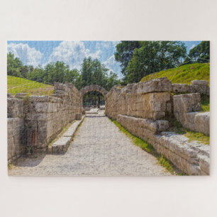 ruins in Ancient Olympia, Elis, Greece Jigsaw Puzzle