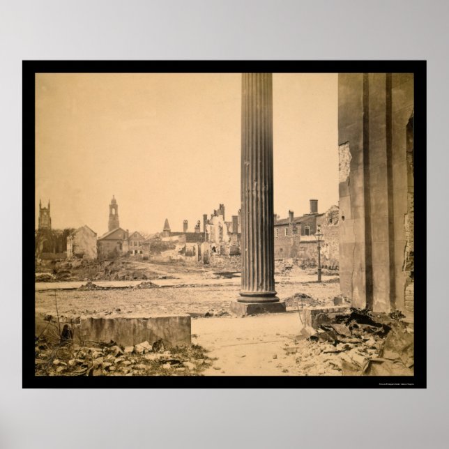 Ruins in Charleston, South Carolina 1865 Poster (Front)