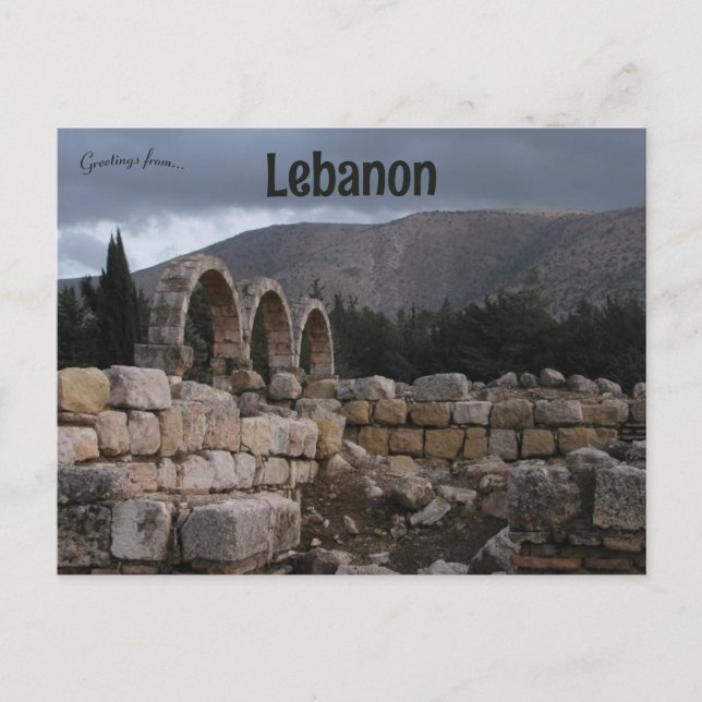 Ruins in Lebanon Postcard (Front)