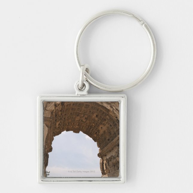 Ruins in Rome, Italy Key Ring (Front)