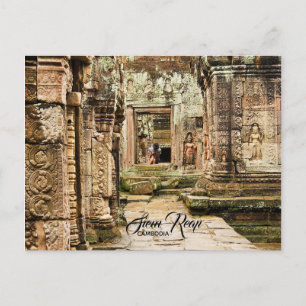 Ruins in Siem Reap, Cambodia Postcard