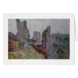 Ruins in the Fog at Crozant, 1894 (oil on canvas)