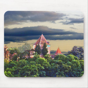 Ruins of a mediaeval castle mouse pad