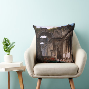 Ruins Of A Roman Bath With Washerwomen Cushion