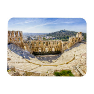 ruins of ancient theater of Herodion Atticus Magnet