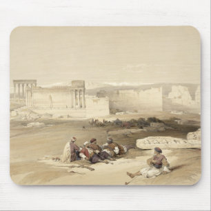 Ruins of Baalbec, May 5th 1839, plate 77 from Volu Mouse Pad