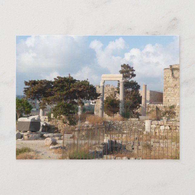 Ruins Of Byblos Postcard (Front)
