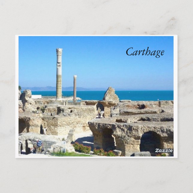 Ruins of Carthage II postcard (Back)