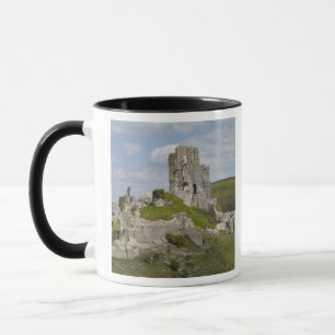 Ruins of Corfe Castle, near Wareham, Dorset, Mug