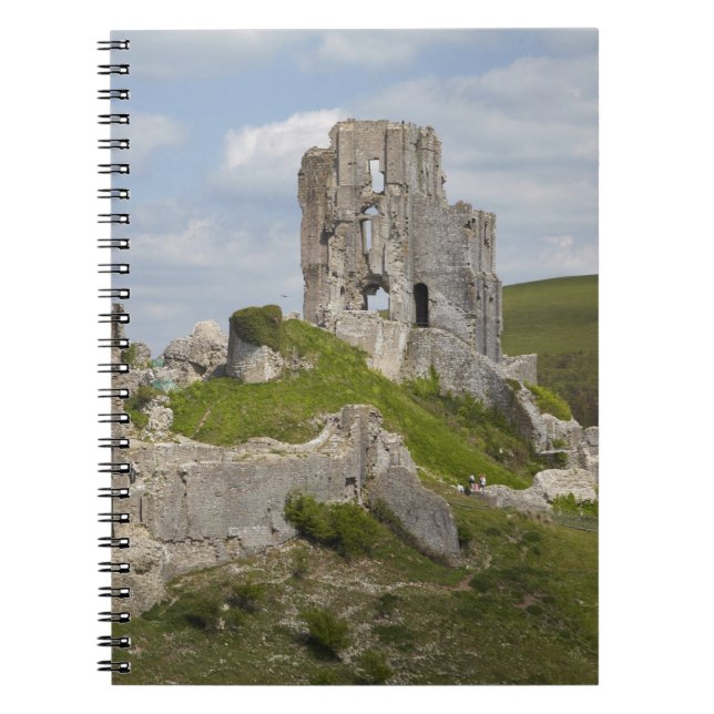 Ruins of Corfe Castle, near Wareham, Dorset, Notebook (Front)