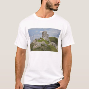 Ruins of Corfe Castle, near Wareham, Dorset, T-Shirt