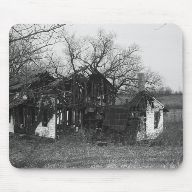 Ruins of farmhouse mouse pad (Front)