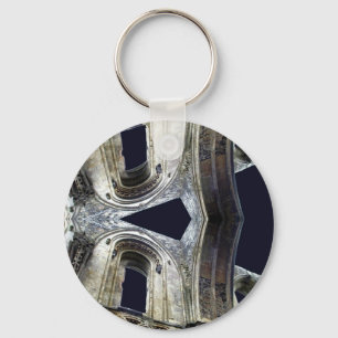 Ruins of Glastonbury Abbey: www.AriesArtist.com Key Ring