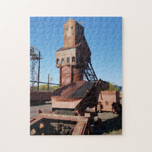 Ruins of Old Copper Mine Calumet Michigan Jigsaw Puzzle