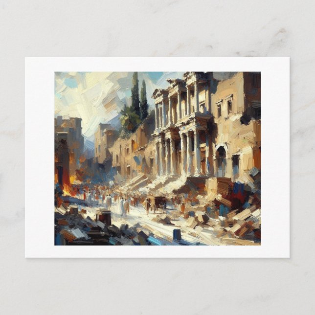 Ruins of Pompeii,  Postcard (Front)