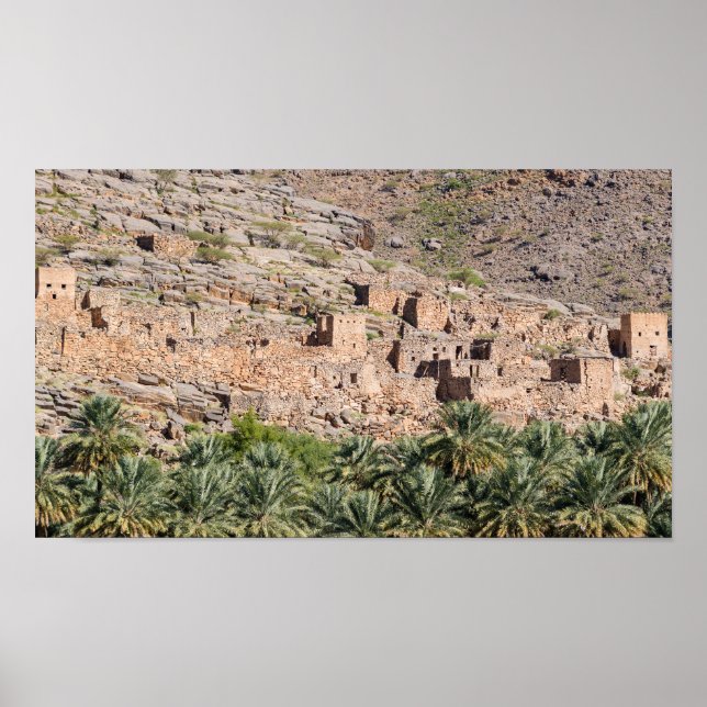 Ruins of Riwaygh as-Safil - Sultanate of Oman Poster (Front)