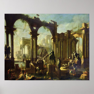 Ruins of the Baths of Caracalla Poster