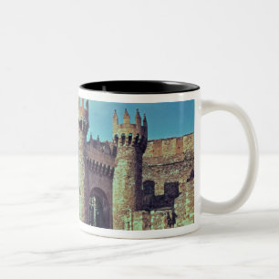 Ruins of the Castle of the Knights Templar Two-Tone Coffee Mug