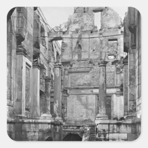 Ruins of the Cour des Comptes Square Sticker