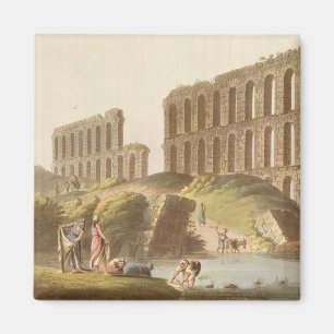 Ruins of the Grand Aqueduct of Ancient Carthage, p Magnet