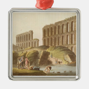 Ruins of the Grand Aqueduct of Ancient Carthage, p Metal Tree Decoration