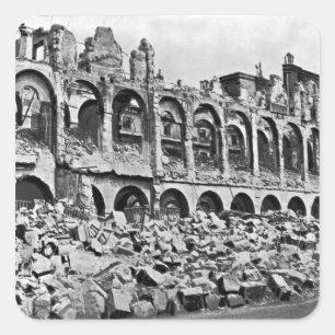 Ruins of the Ministry of Finance Square Sticker