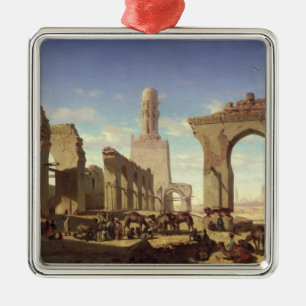 Ruins of the Mosque of the Caliph El Haken Metal Tree Decoration