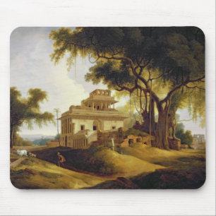 Ruins of the Naurattan, Sasaram, Bihar, 1811 (oil Mouse Pad