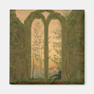 Ruins of the Oybin Monastery 1835-40 Magnet