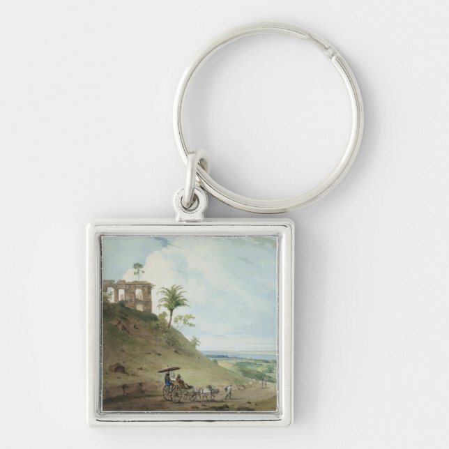 Ruins on Pir Pihar, near Monghy, Bihar, 1790 (w/c Key Ring (Front)