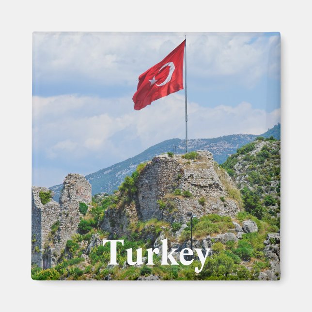 Ruins, Turkey Magnet (Front)