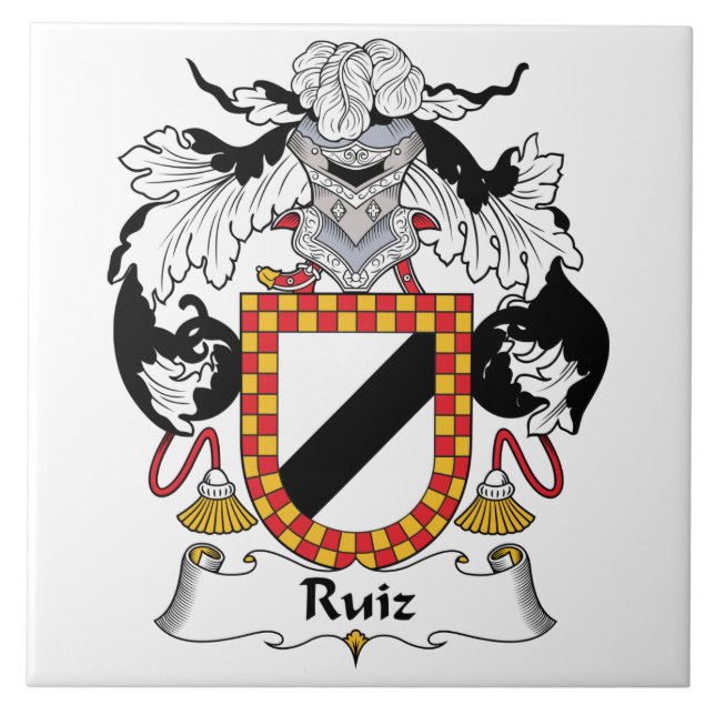 Ruiz Family Crest Tile (Front)