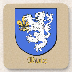 Ruiz Family Shield Coaster