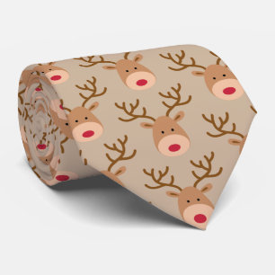 Ruldoph the Red Nosed Reindeer Christmas Tie