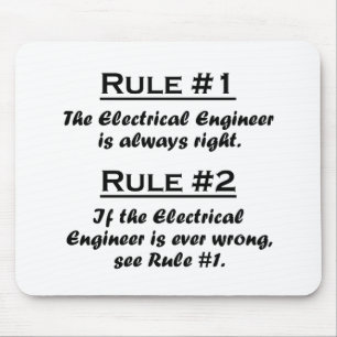 Rule Electrical Engineer Mouse Pad