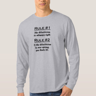 Rule Electrician T-Shirt