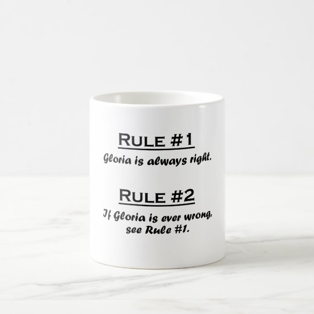 Rule Gloria Coffee Mug (Center)