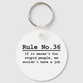 Rule No. 36 Key Ring