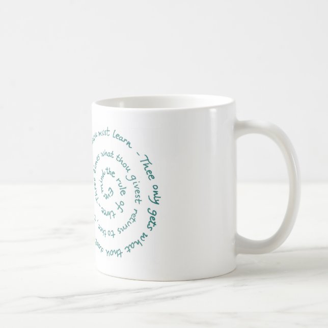 Rule of 3 - Witch's law -Wiccan Rede Coffee Mug (Right)