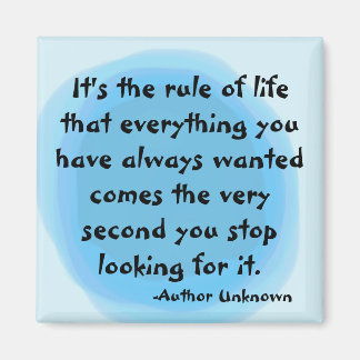 "RULE OF LIFE" MAGNET