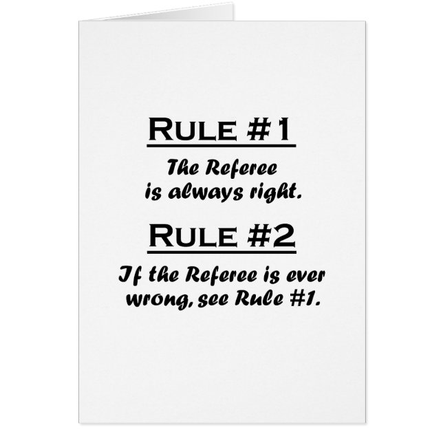 Rule Referee (Front)