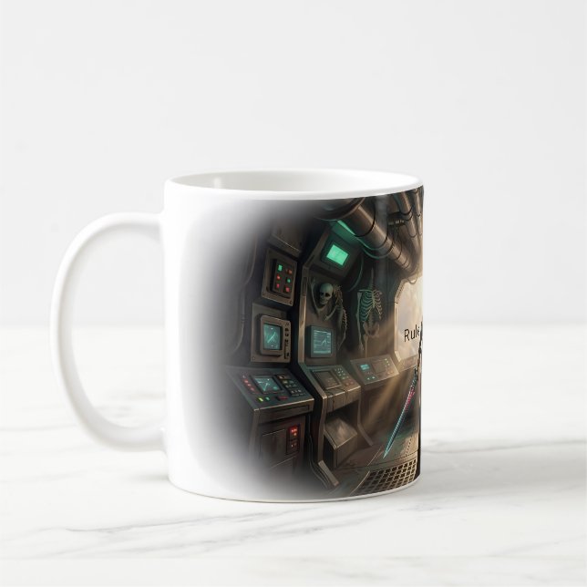 Rule the Dark Gothic Warrior Mug (Left)