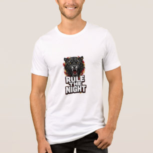 Rule The Night Black Panther Tri-Blend Shirt