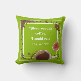 RULE THE WORLD... THROW PILLOW